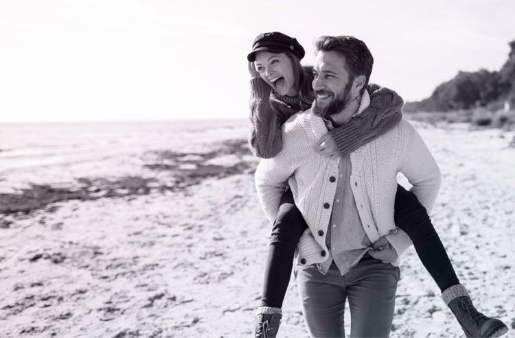 couple on beach